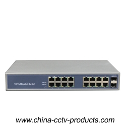 16 FE POE + 2 SFP Network POE Switch (POE1602SFP-2)