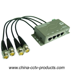4CH CCTV Cat5 Power Video Data Combiner HD Balun (PVD304H)