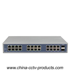 1000Mbps 2 Port SFP + 24 Port RJ45 Backbone Ethernet Switch