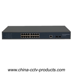 1U 19 ports 1000Mbps Layer 2 Managed POE Switch (POE1602M)