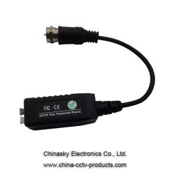 BNC to terminal blocks Passive Video Balun for CCTV , CCTV Baluns Cat 5 , CVI/AHD balun