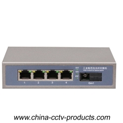 4 Port Rj45 + 1 Port SC Enhanced Fiber Switch