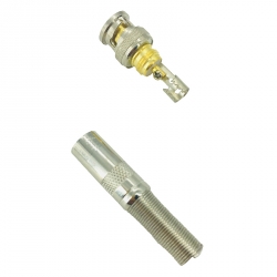 Gold Plated CCTV BNC Male Connector with Screw (CT5046-7)