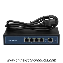 4 Ports Full Gigabit POE Switch With 1 Gigabit Uplink (POE0410B-3)