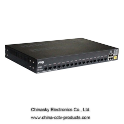 16CH Power/Video/Data Combiner Hub-24VAC-Mid PVD516M