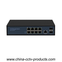 11 ports 1000Mbps Layer 2 Managed POE Switch (POE0802M)