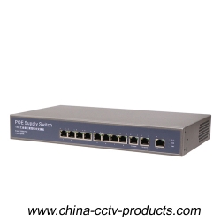 8 POE + 3 Uplink Ports 10/100Mbps CCTV Ethernet POE Switch (POE0830B)