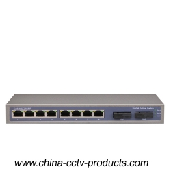 1000Mbps 8 Port RJ45 and 2 Sc Port Network Switch