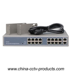 CCTV 16FE POE 2GE SFP 18 Port POE Switch with Build-in Power (POE1620-2)