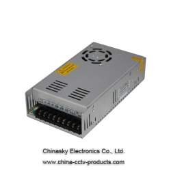 25A 12V CCTV Switching Power Supply , Short Circuit Protection Power Supplies 12VDC25A