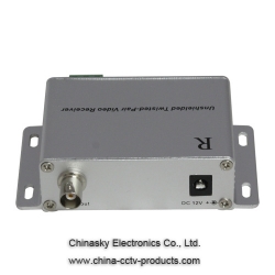 BNC to RJ45 UTP Active CCTV Video Balun, Video Receiver with Metal Case,2400M,VB301R