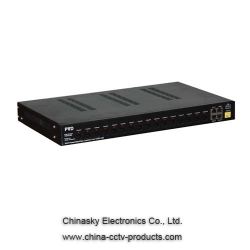 CCTV Video Power Data Balun with 4 Pair UTP Cable , Surge Protection, 12VDC Output