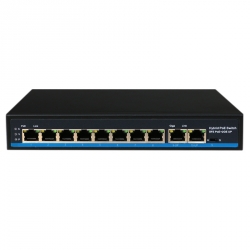 8 Port 10/100Mbps POE Network Switch with 2GE Uplink (POE0820BNH-2)