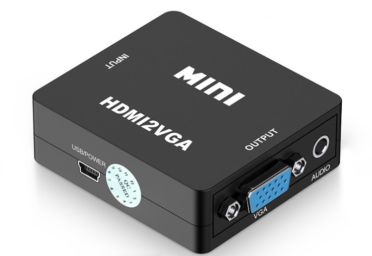 HDMI to VGA RCA video Converter