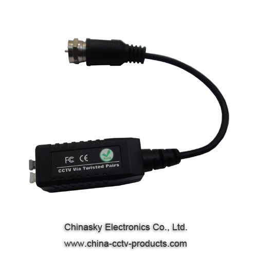 BNC to terminal blocks Passive Video Balun for CCTV , CCTV Baluns Cat 5 , CVI/AHD balun