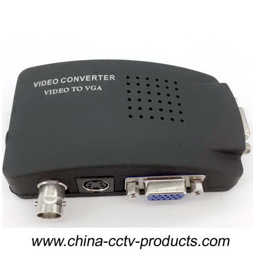 BNC to VGA Video Converter for CCTV Security System (BTV100)   Specifications: BNC/CVBS to VGA Conve
