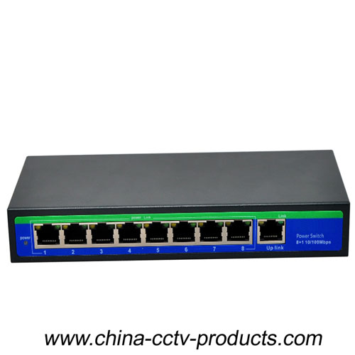 8+1 Ports POE Switch For CCTV Network IP Camera (POE0810U)