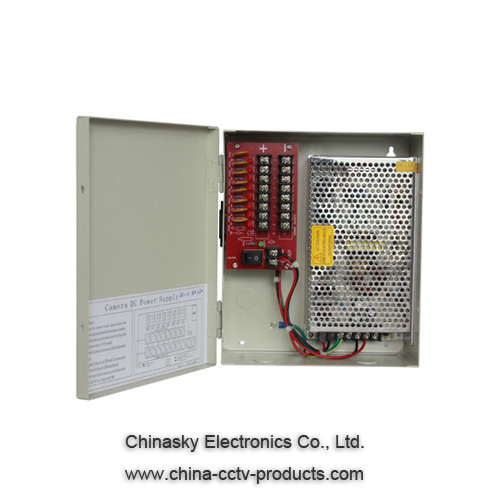 12VDC 13A 8 Ch CCTV Power Supply 12VDC13A8P