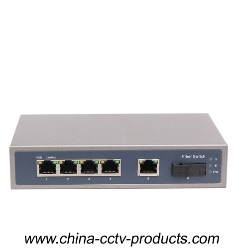 6 Port Fiber Switch with 1FE+1SC