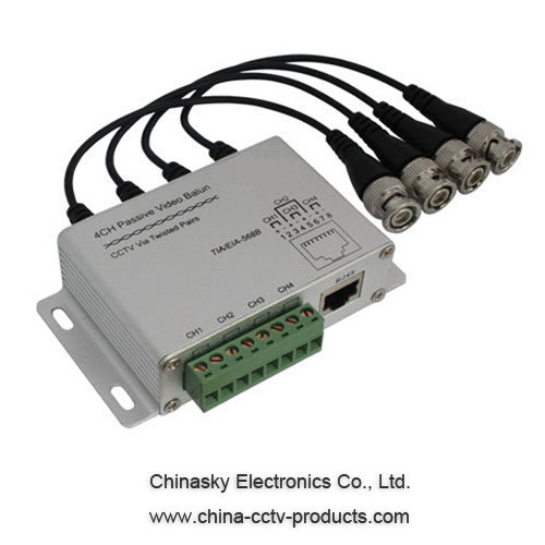 4 channel bnc to rj45 cat 5 transceiver passive cctv utp balun vb204a china 4 4 channel bnc to rj45 cat 5 transceiver passive cctv utp balun vb204a china 4