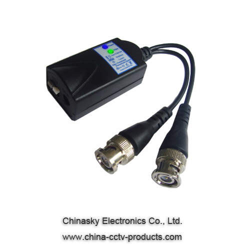Coax to Cat5 Active Video Balun , NTSC, PAL, and SECAM,1CH Active UTP Video Receiver