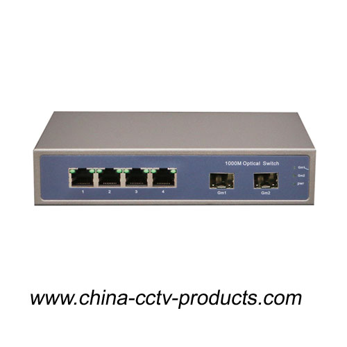 6 Port Full Gigabit CCTV Poe Switch (POE0402SFP-3)
