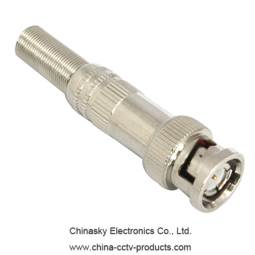 Screw Type CCTV BNC Connector for Coaxial Cable , RG59/RG60 Male BNC Connector, BNC Adapter,CT5046