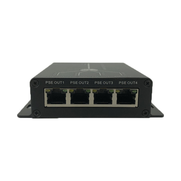 4-Ports 10/100Mbps PoE extender(PE104)
