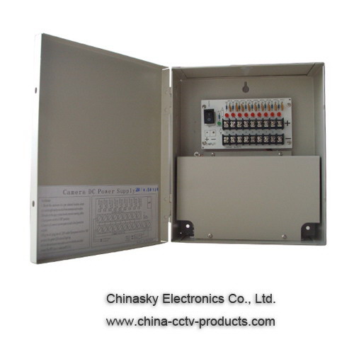 12VDC 5Amp 9 Channel Premium CCTV Power Supply Unit 12VDC5A9P