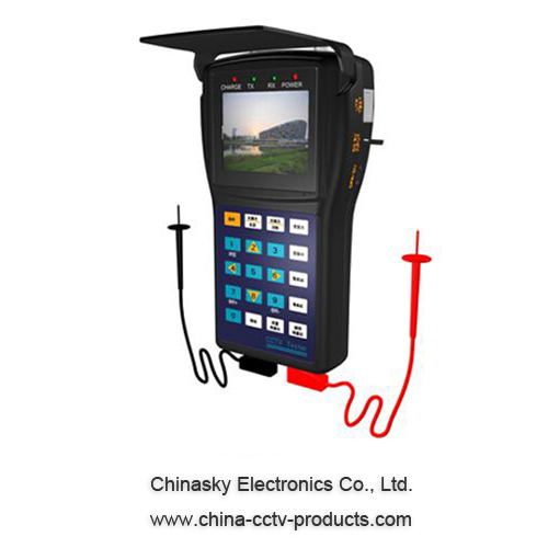 PTZ CCTV Tester , RS232 / RS422 / RS485 Tester with 2.5 Inch LCD, MT250