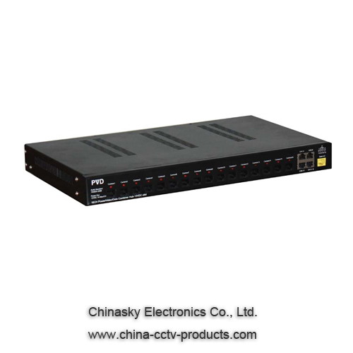 CCTV Video Power Data Balun with 4 Pair UTP Cable , Surge Protection, 12VDC Output
