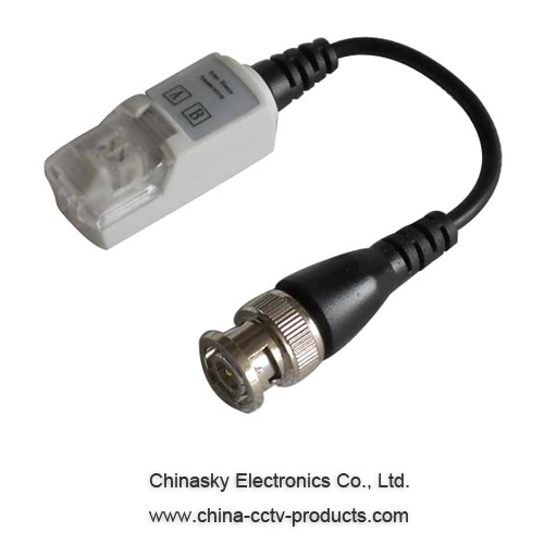 Single Channel Passive Video Balun with Pigtail VB108P