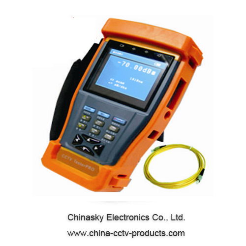 3.5 inch CCTV video tester with 12VDC output, optical power meter CT896