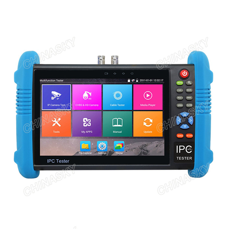 Multifunction 7 inch touch screen IP camera tester , with Video display for IP camera