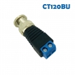 Multicolor CCTV Coaxial Male BNC Connector with Screw Terminal (CT120Series)