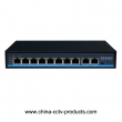 8+2 Port 10/100Mbps PoE Network Switch with RJ45 Uplink (POE0820BN)