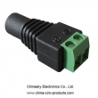 CCTV Camera Power Connector- Female Plug with Terminal Block