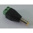 CCTV Camera Power Connector- Male Plug with Screw Terminals , Tuning fork DC plug (PC103)