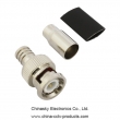 BNC Male Crimp On Connector with Boot for RG59 U Cable