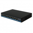 8 Port 10/100Mbps POE Network Switch with 2GE Uplink (POE0820BNH-2)