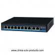 8+2 Port 10/100Mbps PoE Network Switch with RJ45 Uplink (POE0820BN)