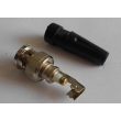 Male CCTV BNC Connector 50 Ohm with ≥5000MΩ Insulation Resistance for RG59 Cable, CT5027