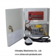 12VDC 10Amp 9 Channel CCTV Power Supply with Lock,  PTC Power Supply, 12VDC10A9PL