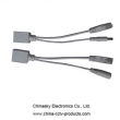 Passive POE Cable, PoE Splitter x1, PoE Injector x1, 30M(pair)