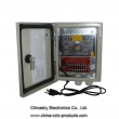 12V DC 5A 9 Channel Waterproof CCTV Power Supply Box, Waterproof Power Supply 60W 12VDC5A9PW