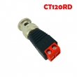 Multicolor CCTV Coaxial Male BNC Connector with Screw Terminal (CT120Series)