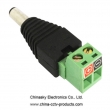 CCTV Camera Power Connector- Male Plug with Screw Terminals